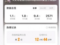 00后用DeepSeek1天卖出3.3亿 博主用DeepSeek写歌获利数万！